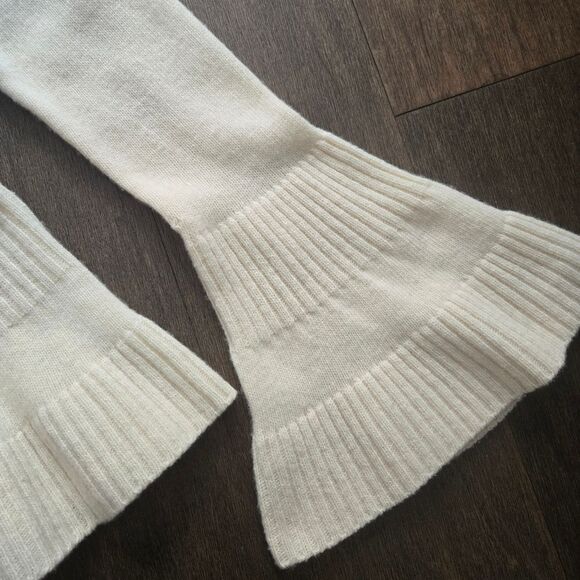 Charles Nolan Peplum Wool Cardigan Sweater size M 8 - Picture 8 of 13